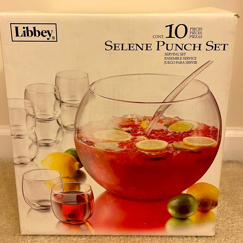 Libbey Selene Punch Set